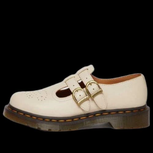 Dr. Martens 8065 Virginia Leather Mary Jane 'Parchment Beige' (Women's)