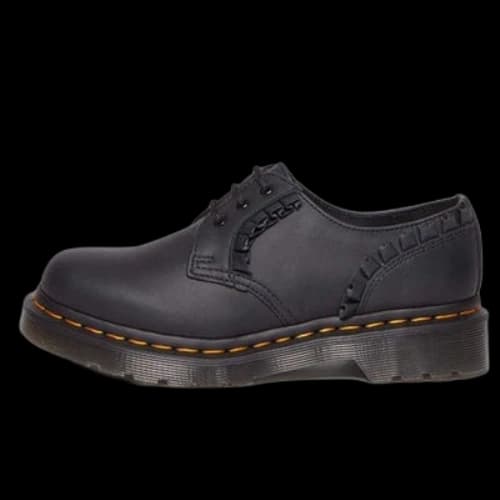 Dr. Martens 1461 Frill Nappa Leather Oxford Shoes 'Black' (Women's)