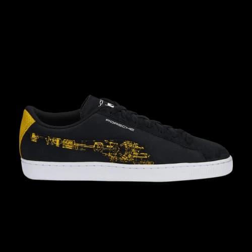 Porsche Legacy x Puma Suede 'Black Lemon Chrome'