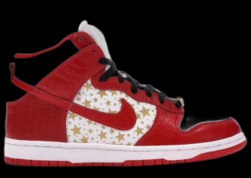 Nike Dunk High Pro SB Supreme Red Stars