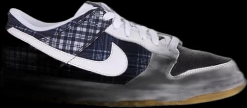 Nike Dunk Low Plaid White Black (Women's)