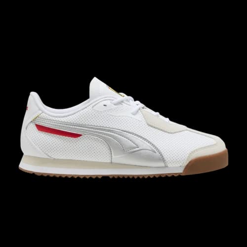 Puma Roma S Scuderia Ferrari White Aged Silver