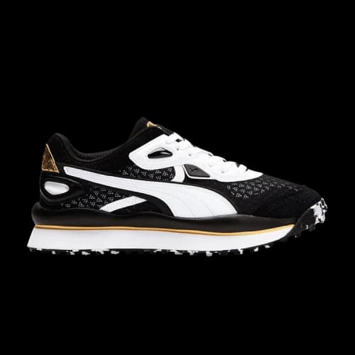 PUMA Street Rider Moirer 'Black White Gold'