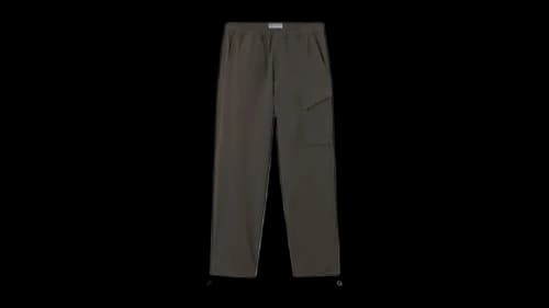 Stone Island Textured Stretch Nylon Stellina 3100029 Sweatpant Lead Grey