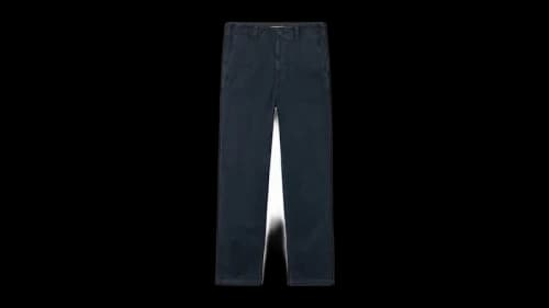 Stone Island Stretch Organic Broken Twill Cotton Old Effect 3100037 Pants Blue