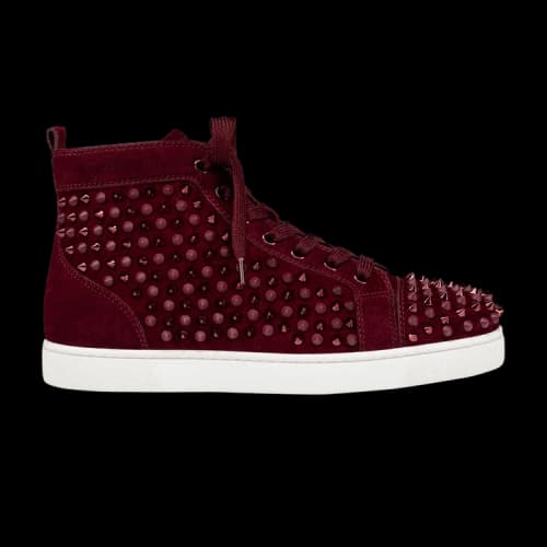 Christian Louboutin Louis Flat Calf Spikes 'Prunus Mix'