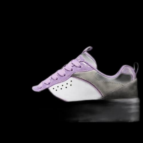 (GS) Skechers Court High 'White Beige Purple'