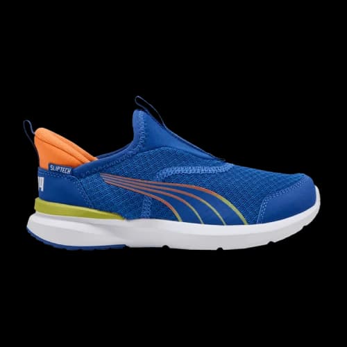 PUMA Kruz Profoam SlipTech Little Kid 'Vivid Blue Orange Glo'