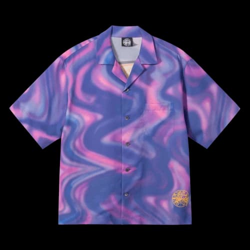 Stussy x Dries Van Noten Waves Shirt 'Purple'