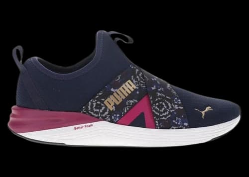 Puma Better Foam Prowl Winter Bloom Slip-On Navy Magenta (Women's)
