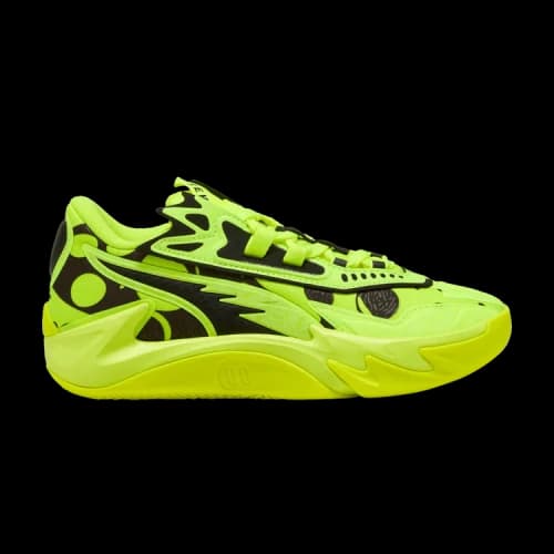 Puma Scoot Zeros 2 Big Kid 'Yellow Alert Black'