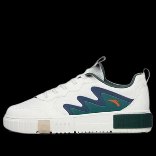 (GS) ANTA Skateboarding Series Sneakers 'White Dark Green'