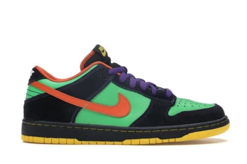 Nike SB Dunk Low Green Spark Hoop Orange