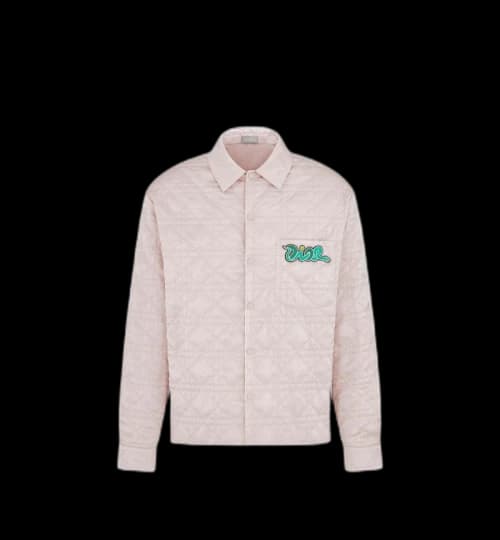 Dior x KAWS Overshirt Pink Technical Satin