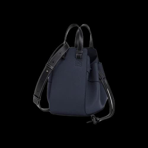 Loewe Small Hammock Drawstring Bag 'Midnight Blue/Black'