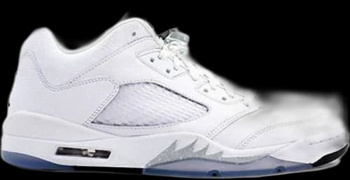 Jordan 5 Retro Low Metallic White (Women's)