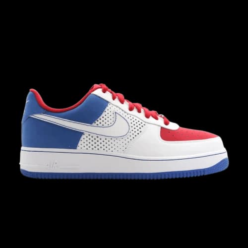 Nike Air Force 1 '07 'White Varsity Royal Red'