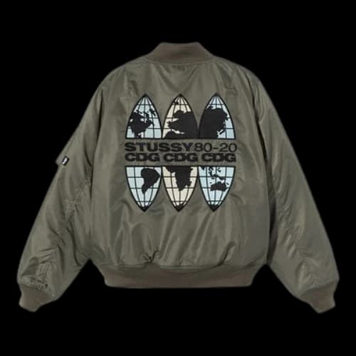 Stussy x COMME des GARCONS CDG Crossover MA1 Jacket 'Green'