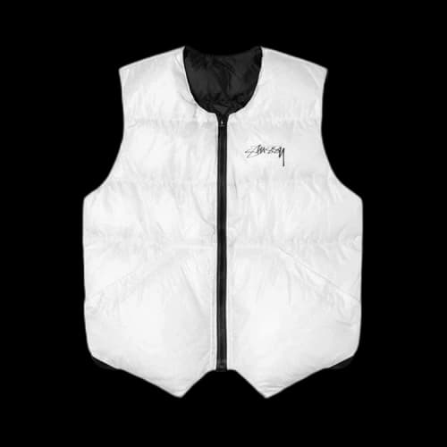 Stussy x Our Legacy x Crescent Down Works Reversible Vest 'White'