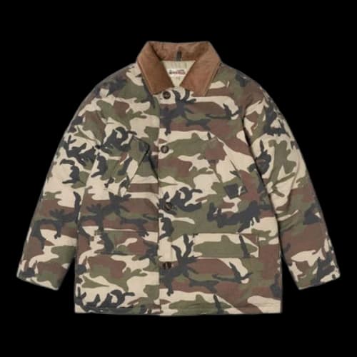 Stussy x Denim Tears Ripstop Down Army Jacket 'Camo'