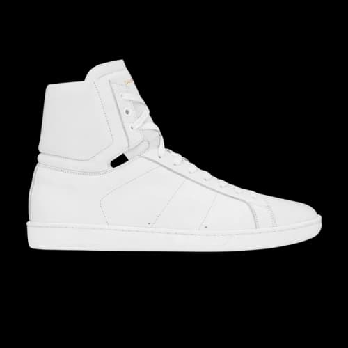 Saint Laurent Signature Court Classic SL/01H High Top Sneaker 'Wolly White'