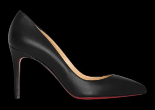 Christian Louboutin Pigalle 85mm Pump Black Nappa Leather