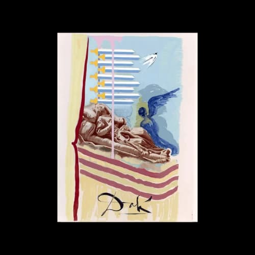 Art Nine Of Swords By Salvador Dalí 'Multicolor'
