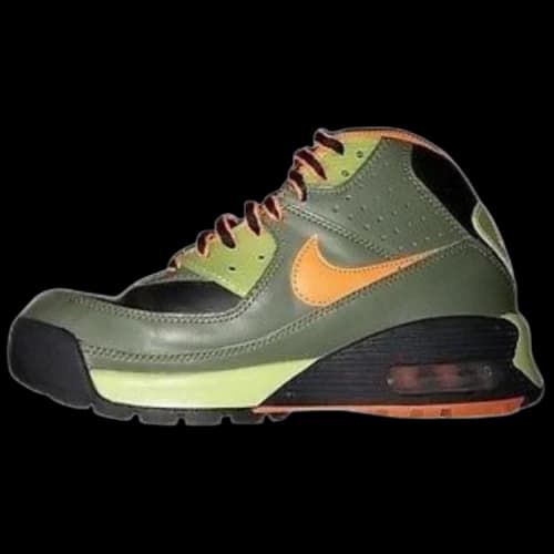 Nike Air Max 90 Boot Army Olive Orange Blaze (GS)