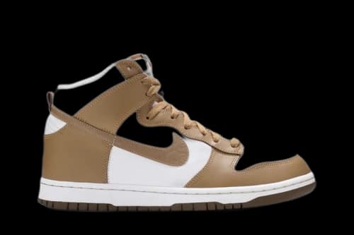 Nike Dunk High 'Ostrich Swoosh Pack - Brown Kelp'