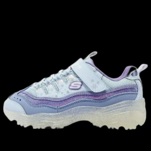 (GS) Skechers D'lites Electric Coloring 'Blue Purple'
