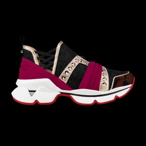 Christian Louboutin 123 Run 'Roux Black' (Women's)