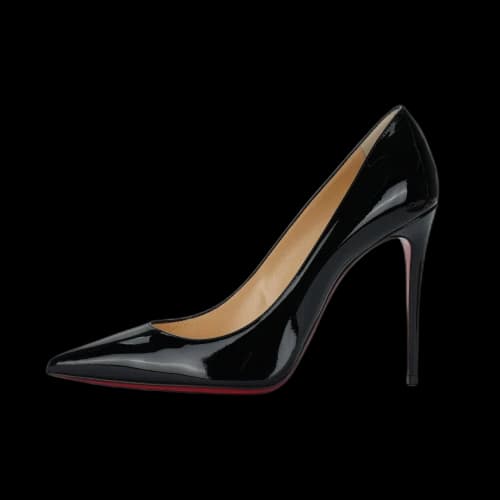 Christian Louboutin Kate 100mm Pump Black Patent Leather