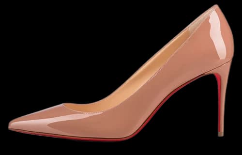 Christian Louboutin Kate 85mm Pump Nude Patent Leather