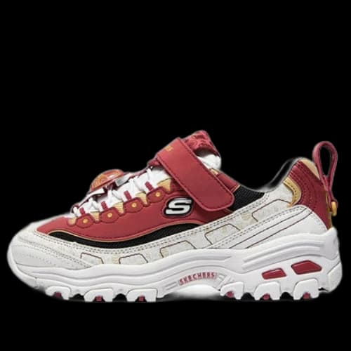 (GS) Skechers D'lites Sneakers 'Red White'