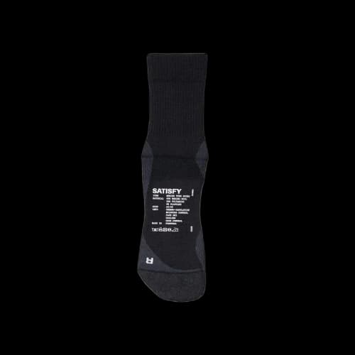 SATISFY Merino Nylon Tube Socks 'Black'