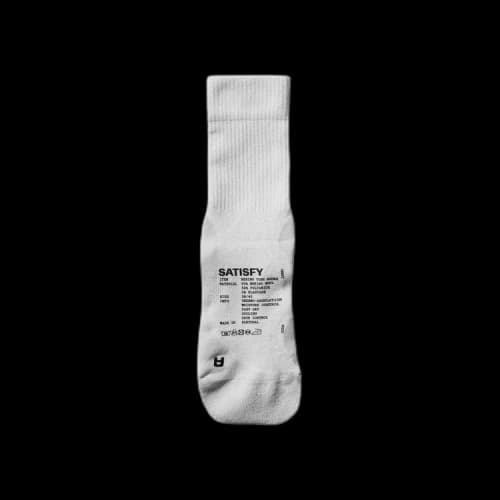 SATISFY Merino Nylon Tube Socks 'Off White'
