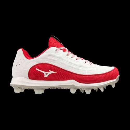 Mizuno 9-Spike Advanced Finch Elite 6 Low TPU 'White Red' (Women's)