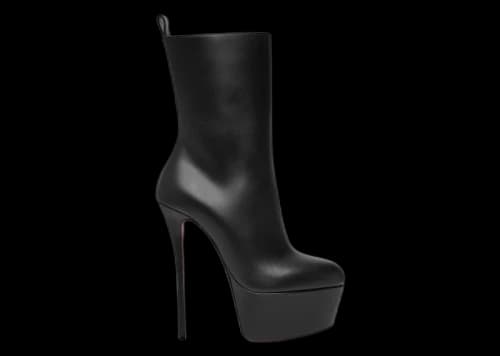 Christian Louboutin Dolly 160 Platform Boots Black (Women's)