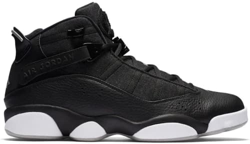 Jordan 6 Rings Black Matte Silver