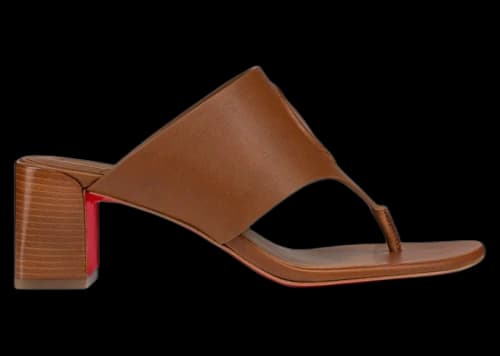 Christian Louboutin CL Tongamule 55 Cuoio Brown (Women's)