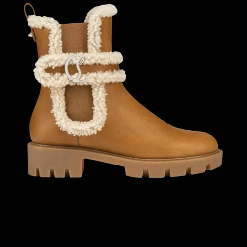 Christian Louboutin CL Chelsea Booty Lug Flat 'Terra Lin' (Women's)
