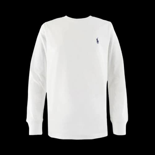 Polo Ralph Lauren Long Sleeve Crewneck T-Shirt 'White'