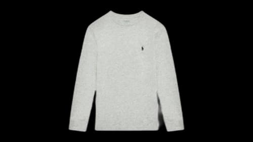 Polo Ralph Lauren Kids Long Sleeve Crewneck T-shirt Andover Heather