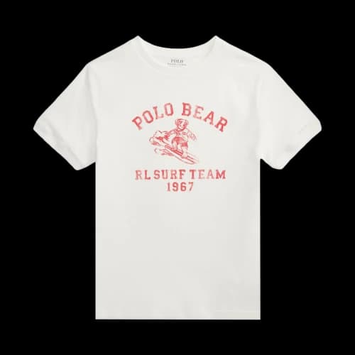 Polo Ralph Lauren Jersey Knit "Polo Bear" T-Shirt 'White'