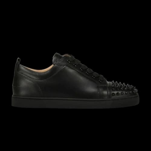 Christian Louboutin Louis Junior Spikes Flat 'Black'