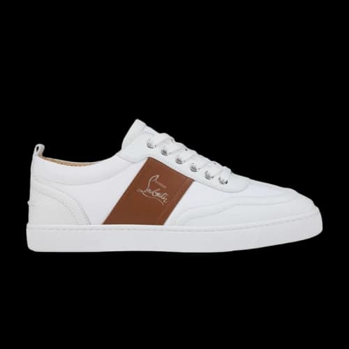Christian Louboutin Retero Flat 'White Brown'