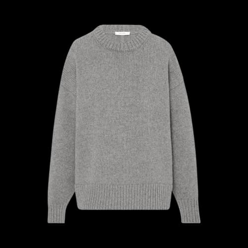 The Row Ophelia Top 'Grey Melange'