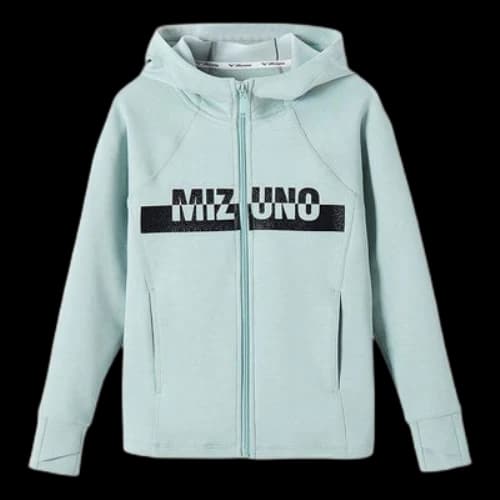 (GS) Mizuno Graphic Casual Hoodie 'Teal'