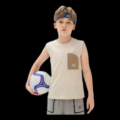 (GS) Mizuno Sportwear Vest 'Beige'