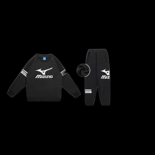 (GS) Mizuno Fleece Sweater Set 'Black'